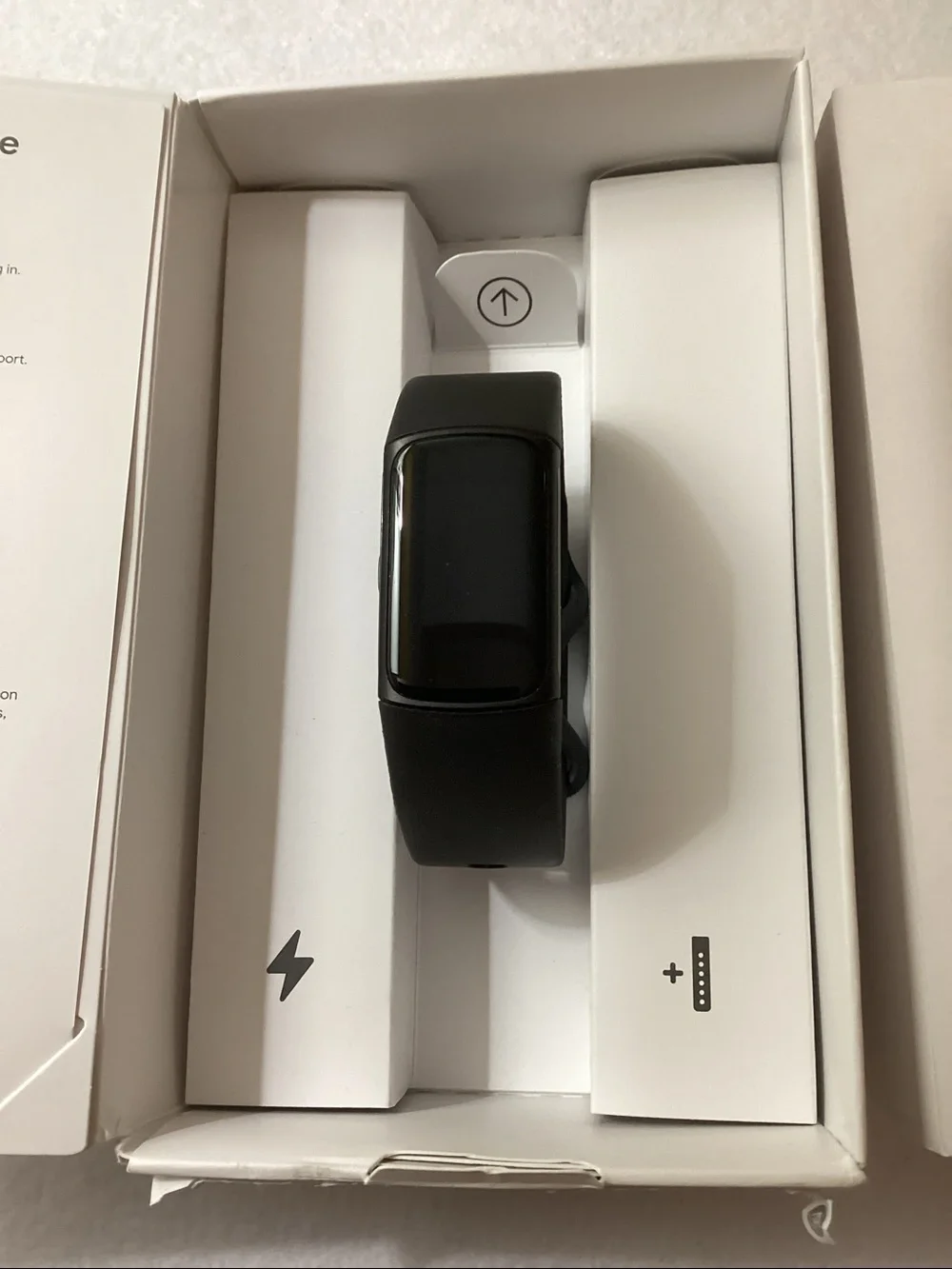 Fitbit Unisex Black Charge 6 Silicone Fitness Tracker Watch 36mm